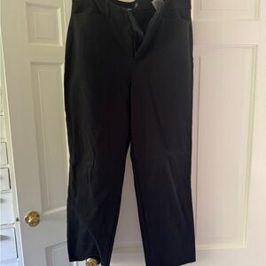 Old Navy Black Dress Pants Straight-Leg Formal